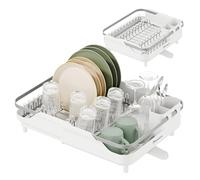 Erreke Égouttoir à Vaisselle Pliable, 46x35 cm, sur Évier, Résistant | Egouttoir Vaisselle. Égouttoir Assiettes. Grille en Acier Inoxydable. Grand Plan de Travail Cuisine. Gain de Place