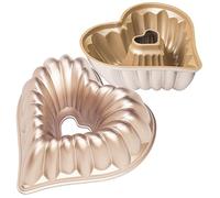 Erreke Moule à Gâteau avec Double Revêtement Antiadhésif, Amour | Moule Kouglof. Moule Gateau. Aluminium Moulé Résistant. Savarin Cuisson Uniforme. Pour Pâtisserie. Flan. Pudding. Gelée