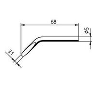 Ersa - Panne pour fer à souder 0032JD - Biseautée coudée 3,1 mm - 1 pièce