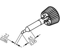 Ersa 0142ADLF22/SB Panne de fer à souder Taille de la panne 2.20 mm Contenu 1 pc(s)