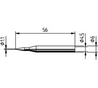 Ersa 0162BD Panne de fer à souder forme de crayon Taille de la panne 1.10 mm Contenu 1 pc(s)
