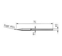 Ersa Panne de fer à souder 212 BD LF forme de crayon 0,4 mm 1 pc(s)