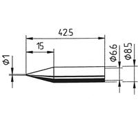 Ersa Panne de fer à souder 842 BD - forme de crayon 1 mm - 1 pc(s)