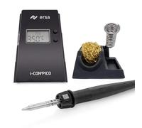 ERSA i-CON PICO MK2 Station de soudage numérique 80 W 150-450 °C avec fer à souder i-TOOL PICO MK2 léger et ergonomique avec changement TIP`N TURN + Panne à souder de 1,6 mm avec veille automatique