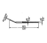 Ersa MD/SB Panne de fer à dessouder Taille de la panne 2 mm Contenu 2 pc(s) | ACCESSOIRE MACHINE OUTIL - CONSOMMABLE MACHINE OUTIL