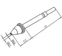 Ersa X-TOOL 0722ED0821/SB Panne de fer à dessouder Taille de la panne 1 mm Contenu 1 pc(s)