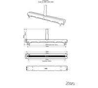 Ersatzteil Fader 10KB 60mm XMP-1400/-2800 - Pièces de rechange