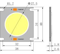 Ersatzteil LED COB 150W 3000K LED PFE-120 (TX-3840W150D180CUY-C02AH95) - Pièces de rechange