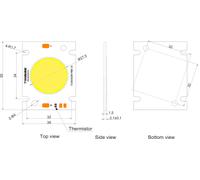 Ersatzteil LED COB 250W 3200K LED PFE-200 3000K Profile Spot (TX-3850S200C28F12-03H95) - Pièces de rechange