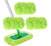 ErShiPing 3 Pièces Chiffons de Serpillière Microfibre pour Swiffer Sweeper | Serpillière Recharge Balai Vapeur,Lingettes Humides Housse Tampons de Vadrouille Lavables Réutilisables pour Sols Carrelages