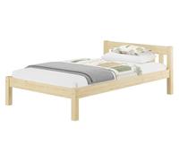 Erst-Holz Lit en Bois véritable, Cadre de lit en pin 120x200 cm, Non traité sans Accessoires