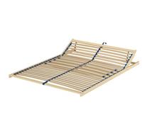 Erst-Holz Sommier à Lattes Flexibles 140 x 190 cm, Zone de la tête réglable 70.32-14-190FV