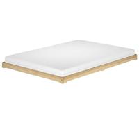 Erst-Holz® Trois variantes de choix de futon japonais 140x200 en frêne huilé V-60.47E-14Lattes en planches de bois rigides et matelas