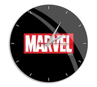 ERT GROUP Original et sous Licence Officielle Marvel, Horloge Murale silencieuse Brillante, Motif Marvel 002 Design Unique, Aiguilles en métal Peint, 30,5 cm (12")