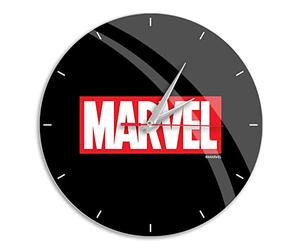 ERT GROUP Original et sous Licence Officielle Marvel, Horloge Murale silencieuse Brillante, Motif Marvel 002 Design Unique, Aiguilles en métal Peint, 30,5 cm (12")