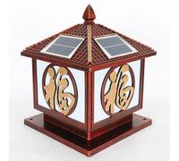 ERUGWHNK Éclairage Solaire pour Poteau de Portail, borne Lumineuse pour Jardin et Cour, Lampe extérieure Facile à Installer, culot E26, étanche, pour environnements humides.