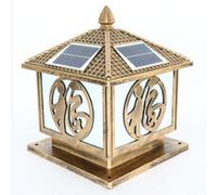ERUGWHNK Éclairage Solaire pour Poteau de Portail, borne Lumineuse pour Jardin et Cour, Lampe extérieure Facile à Installer, culot E26, étanche, pour environnements humides.