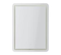 Mauro Ferretti Miroir mural LED Simple 80 cm Argent