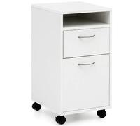 Ervesto caisson de bureau à roulettes - Blanc - 33 x 38 x 63 cm
