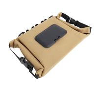 ERYUE Distributeur de Lingettes de Camping, Type Extractible Durable, Pochette Portable Grande capacité pour Voyage Camping Bureau Voiture Maison (Bronzage clair)