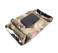 ERYUE Distributeur de Lingettes de Camping, Type Extractible Durable, Pochette Portable Grande capacité pour Voyage Camping Bureau Voiture Maison (Vert camouflage)