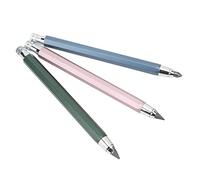 ERYUE Kit de Crayon de Charpentier Mécanique 5,6 Mm, Ensemble 3 Pièces | Comprend 3 crayons, design ergonomique, taille-crayon intégré, adapté à la salle de u bureau et à un usage