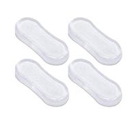 ERZU 8 tampons universels en caoutchouc pour abattant toilette, super silencieux et doux, en silicone pour abattant toilettes, pour la maison, l'hôtel, l'hôpital