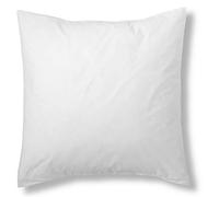 Es-Tela Taie d'oreiller unie 100 % coton, 144 fils, tailles et couleurs au choix, Combi Liso Cala 40 x 40 cm blanc