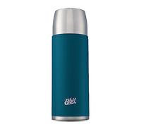 Esbit Bouteille isolante en acier inoxydable Classic 1000 ml en bleu - pour boissons chaudes et froides - Bouteille thermique en acier inoxydable avec 2 gobelets