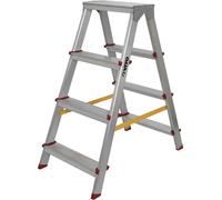 Escabeau 2 x 4 marches en Aluminium Charge 150 kg Hauteur 0,90 m VITO