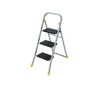 Escabeau 3 marches pliable Charge 150kg Marche pied anti-dérapant Bricolage Maison Chantier