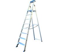 Escabeau à marches ASC BT-7 simple face 7 marches avec une hauteur de travail de 3,76m