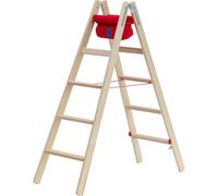 Escabeau à marches en bois 2x5 marches Hymer 7149910
