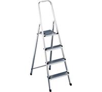 Escabeau Alu 4 Marches Hailo Léger, Stable Et Compact - Hailo