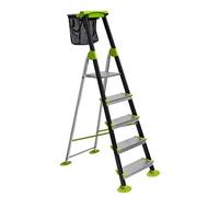 Escabeau alu 5 marches rivetées hauteur d'accès 3 m GARDEN STEP