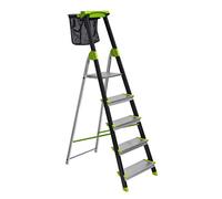 Escabeau alu 6 marches rivetées hauteur d'accès 3,20 m GARDEN STEP
