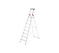 Escabeau aluminium pliable 8 marches Hailo L60 - Ultra léger et sécurisé - 3,7M