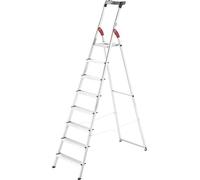 Escabeau aluminium pliable 8 marches Hailo L60 – Ultra léger et sécurisé - 3,7M