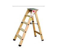 Escabeau professionnel en bois - 5 marches + tablette OUTIFRANCE