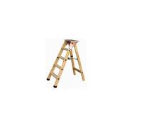 Escabeau bois professionnel 5 marches + tablette