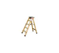 Escabeau bois professionnel 6 marches + tablette