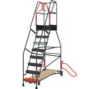 Escabeau de rayonnage 8 marches à immobilisation automatique 150 kg - FIMM - 830008813