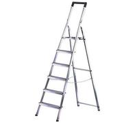 Escabeau domestique pliable en aluminium 6 marches ultra léger Hailo L40