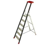 Escabeau en aluminium Professionnel 6 marches haut. travail 3,24 m PROLUX PLUS Escalux
