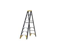 Escabeau en fibre de verre 7+1 marches hauteur d'accès 3,40 m Swing Pro