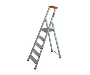 Escabeau ESCALUX V22475 Professionnel Confort Batilux X460 Anodise 5 Marches H 3M09