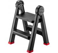 Escabeau et marchepied pliable - Pliable - 2 marches - Capacité de charge 150 kg - Fabriqué en Pologne