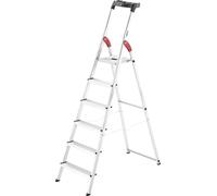 Escabeau Hailo L60 sécurisé pliable - 6 marches - 3.03m - en alu ultra léger