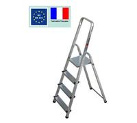 Escabeau ménager de sécurité Aluminium 4 marches Hauteur 2,77 m ALUMIXTE Escalux