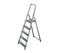 Escabeau ménager de sécurité ESCALUX V28140A Aluminium 5 marches H 2M98